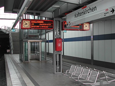 Kaltenkirchen Bahnsteig